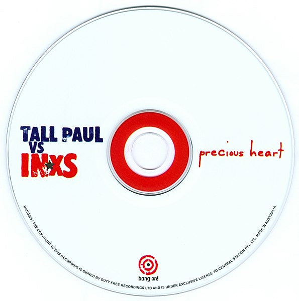 Tall Paul Vs INXS : Precious Heart (CD, Single)