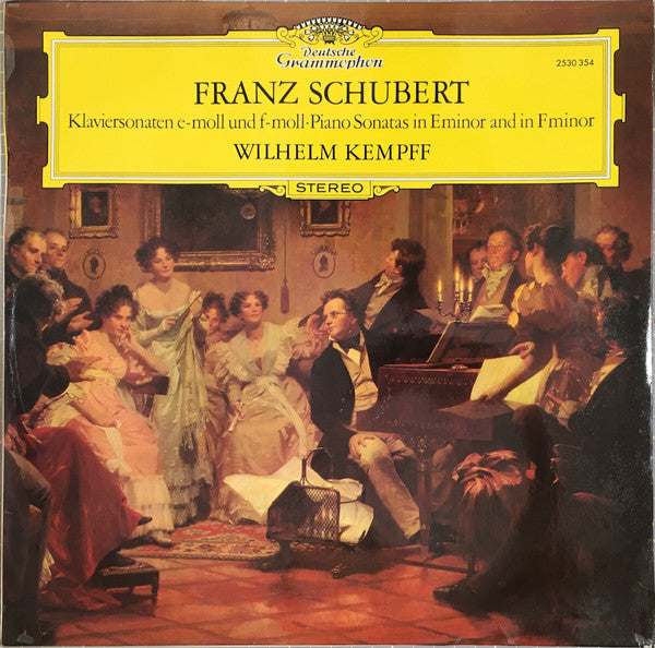 Franz Schubert, Wilhelm Kempff : Klaviersonaten E-Moll Und F-Moll · Piano Sonatas In E Minor And In F Minor (LP, RE)