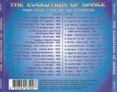 Various : The Evolution Of Dance 1979 - 1996 (2xCD, Comp, Mixed)