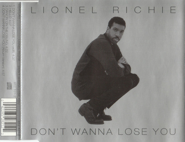 Lionel Richie : Don't Wanna Lose You (CD, Single)