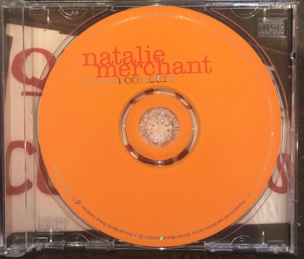 Natalie Merchant : Live In Concert (CD, Album)