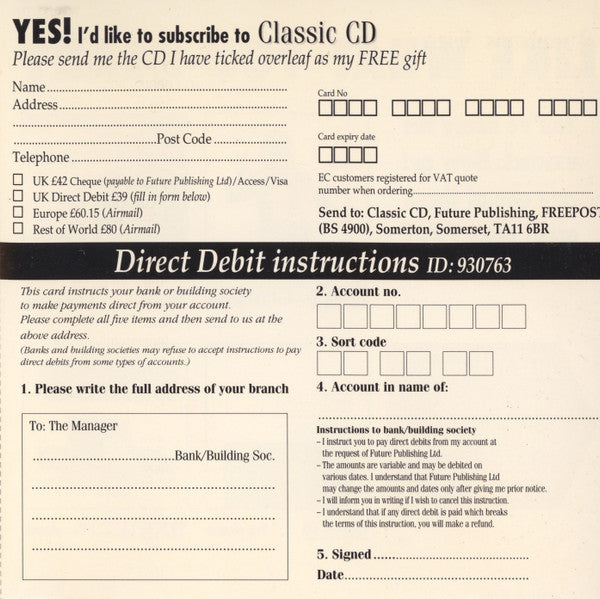Various : Classic CD Issue 51 (CD, Comp, Promo)