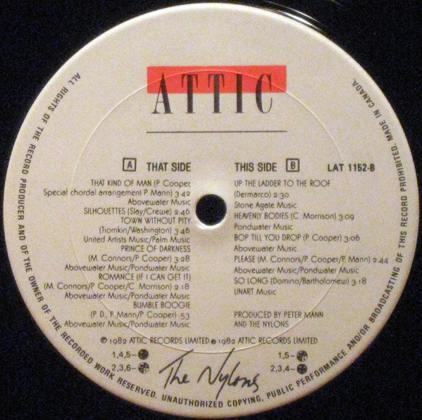 The Nylons : One Size Fits All (LP, Album)
