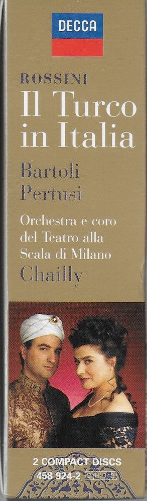Rossini* - Bartoli*, Corbelli*, Pertusi*, Vargas*, Orchestra* E Coro Del Teatro Alla Scala Di Milano*, Chailly* : Il Turco In Italia (2xCD, Album + Box, Sli)
