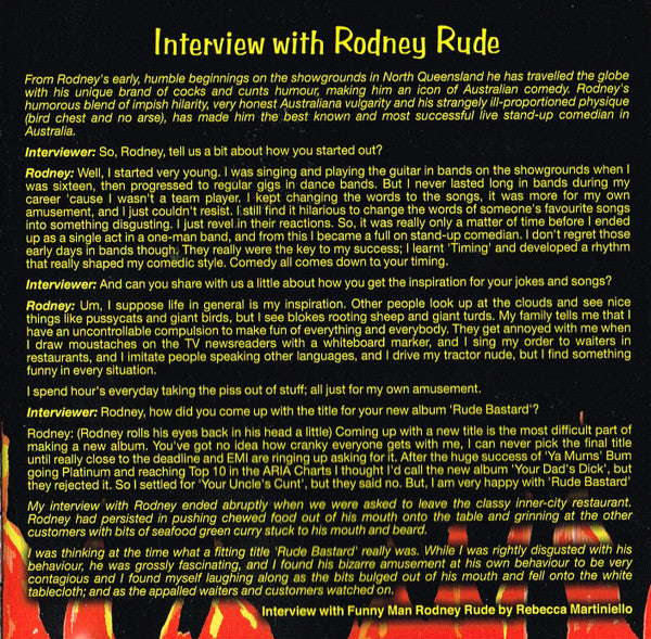 Rodney Rude Livecd Buy Rodney Rude : Rude Bastard (CD, Album) Online for a great price ...
