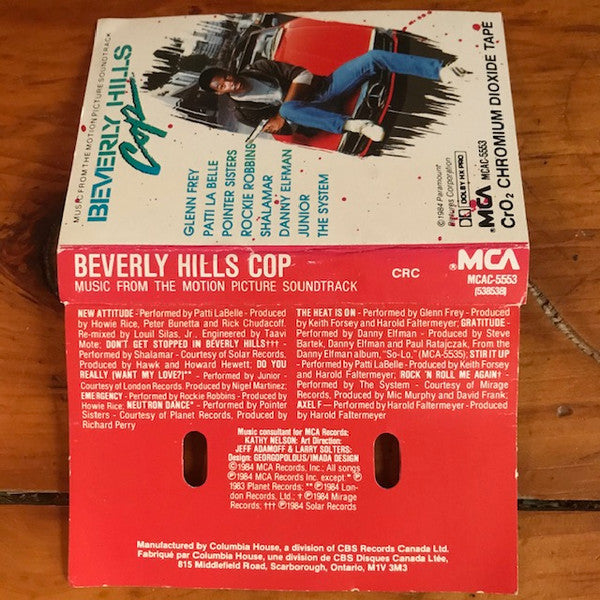 Various : Music From The Motion Picture Soundtrack "Beverly Hills Cop" (Cass, Comp, Club, Dol)