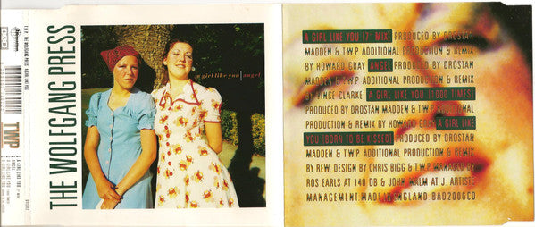 The Wolfgang Press : A Girl Like You / Angel (CD, Single)
