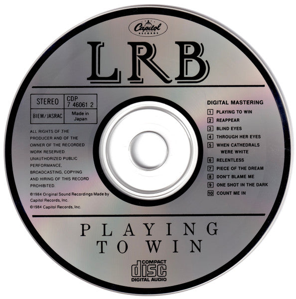 LRB* : Playing To Win (CD, Album)