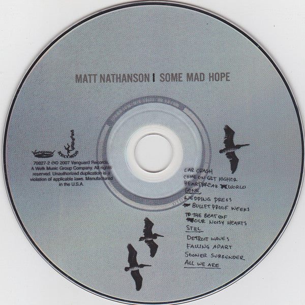 Matt Nathanson : Some Mad Hope (CD, Album)