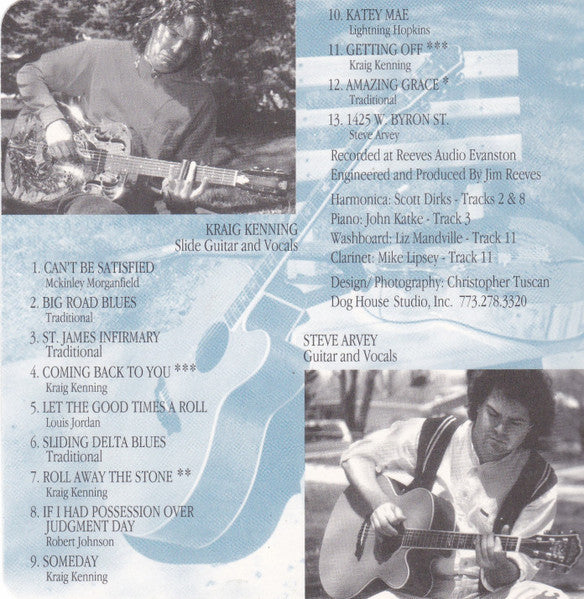 Kraig Kenning / Steve Arvey : Pass The Hat Acoustic Blues (CD, Album)