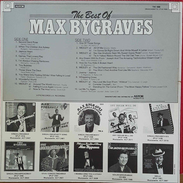 Max Bygraves : The Best Of Max Bygraves (LP, Comp)
