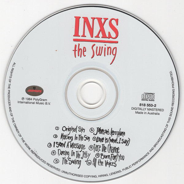 INXS : The Swing (CD, Album, RE)