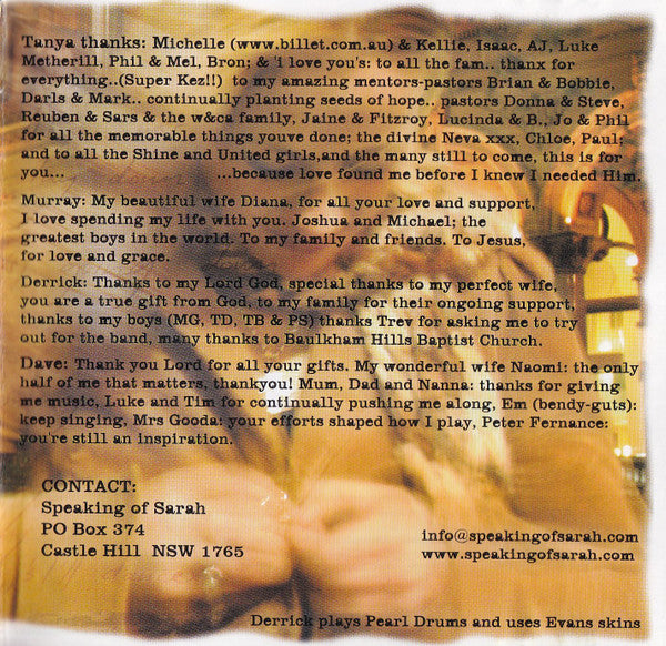Speaking Of Sarah : Seven Hundred Seasons (CD, Album)