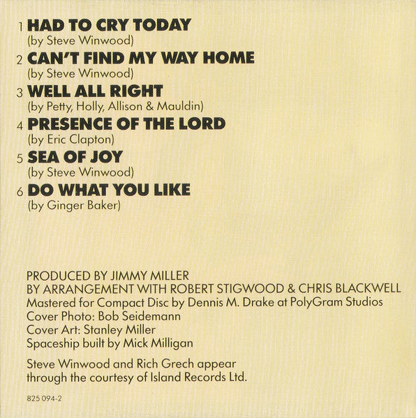 Blind Faith (2) : Blind Faith (CD, Album, RE)