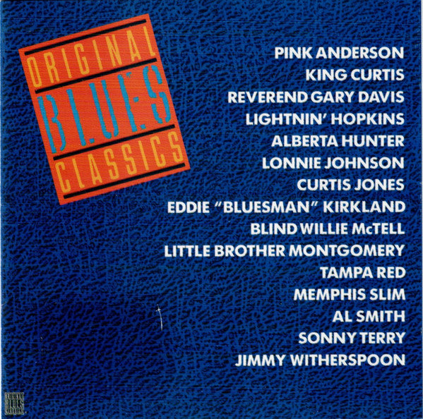 Various : Original Blues Classics  (CD, Comp)