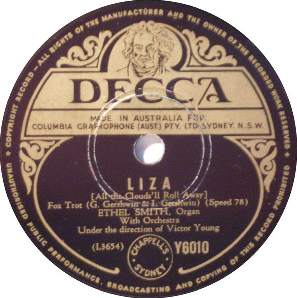 Ethel Smith : I Got Rhythm / Liza (Shellac, 10")