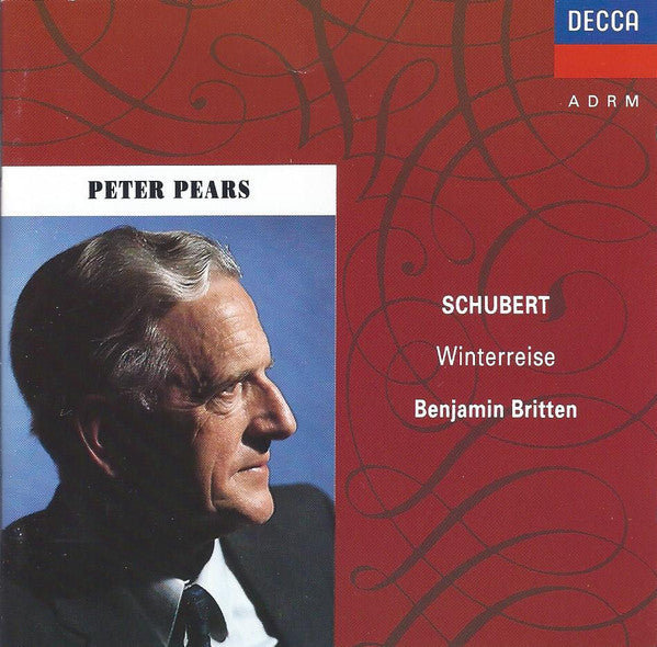 Schubert* - Peter Pears, Benjamin Britten : Winterreise (CD, Album, RE, RM)