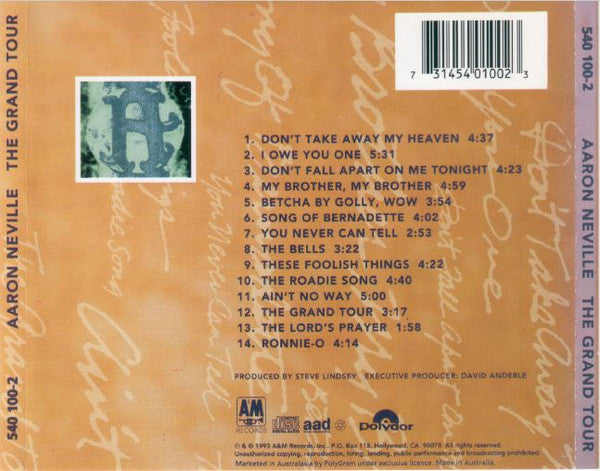 Aaron Neville : The Grand Tour (CD, Album)