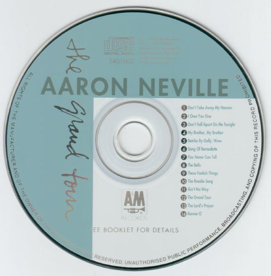 Aaron Neville : The Grand Tour (CD, Album)