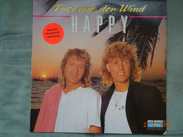 Happy (8) : Frei Wie Der Wind (LP, Album)