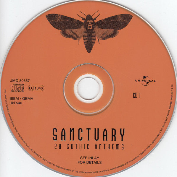 Various : Sanctuary · 28 Gothic Anthems (2xCD, Comp)