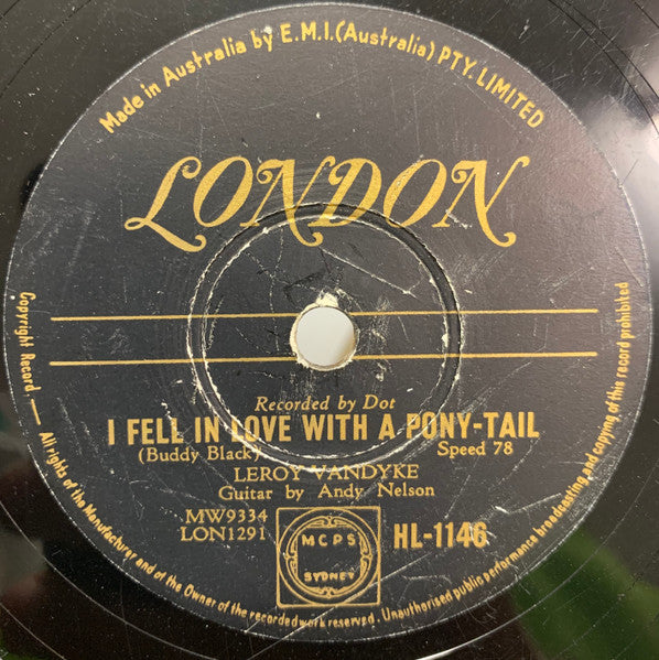 Leroy Van Dyke : Auctioneer (Shellac, 10", Single)