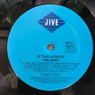 Tom Jones : At This Moment (LP, Album)