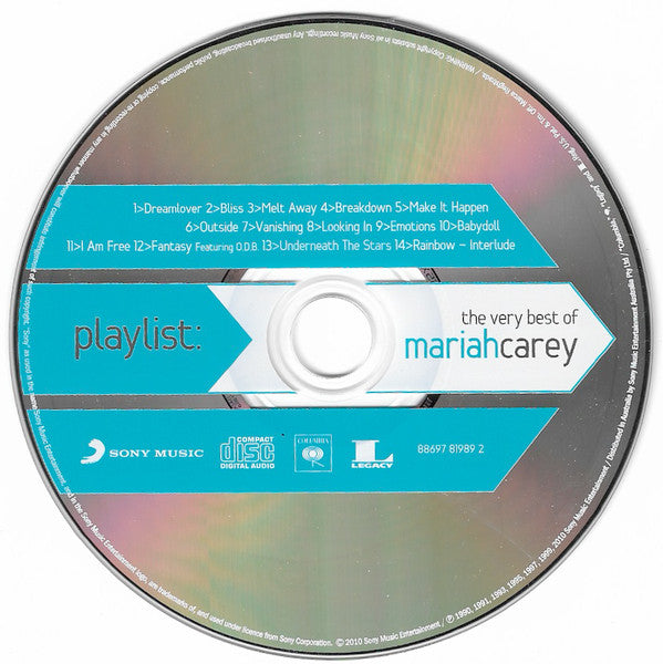 Mariah Carey : Playlist: The Very Best Of Mariah Carey (CD, Comp, Enh, RM)