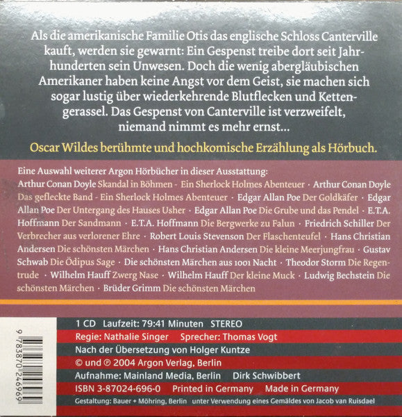 Oscar Wilde : Das Gespenst Von Canterville (CD)