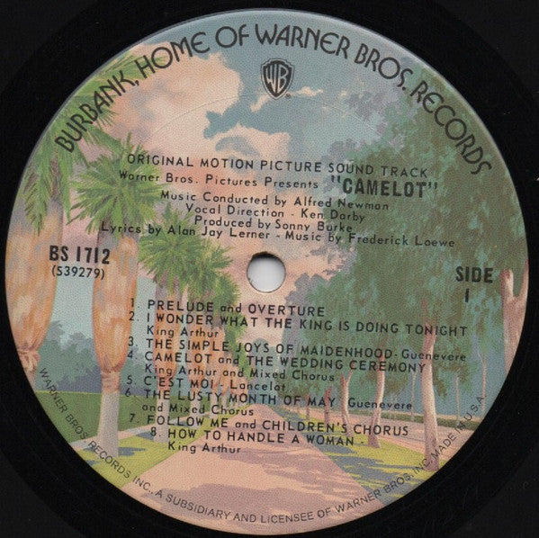 Lerner & Loewe / Richard Harris, Vanessa Redgrave, Franco Nero, David Hemmings, Lionel Jeffries, Laurence Naismith : Camelot (Original Motion Picture Sound Track) (LP, Album, RE)