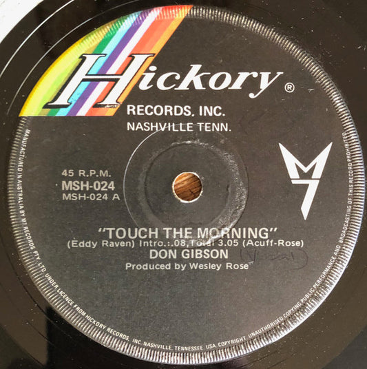 Don Gibson : Touch The Morning (7", Single)