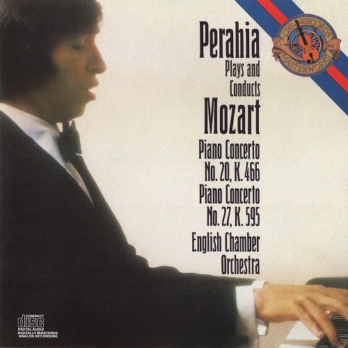 Murray Perahia Plays and Conducts Wolfgang Amadeus Mozart, English Chamber Orchestra : Piano Concerto No. 20, K.466 Piano Concerto No. 27, K.595 (CD, Comp)