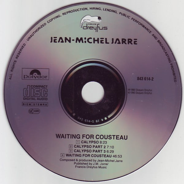 Jean Michel Jarre* : Waiting For Cousteau (CD, Album)