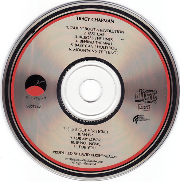 Tracy Chapman : Tracy Chapman (CD, Album, RP)