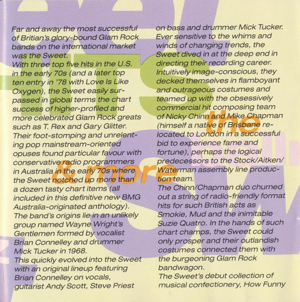 Sweet* : The Ballroom Blitz & More Sweet Hits (CD, Comp)