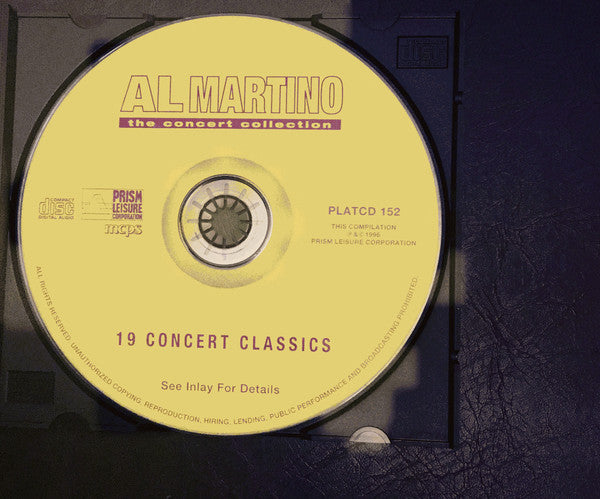 Al Martino : The Concert Collection - 19 Concert Classics (CD, Comp)