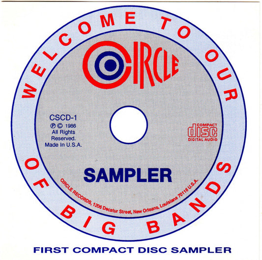 Various : The First Circle Compact Disc Sampler (From The First 24 Releases) (CD, Comp)