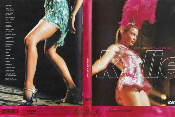 Kylie Minogue : Intimate And Live (DVD-V, RE, Multichannel)