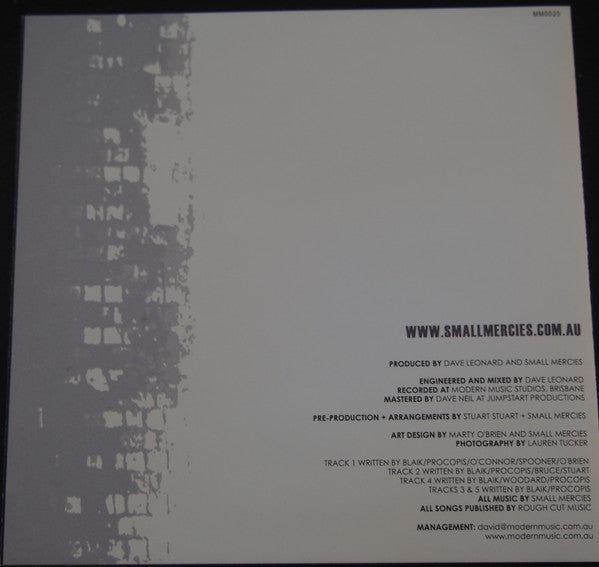 Small Mercies : Off The Record (CD, EP)