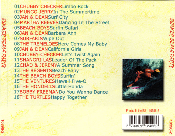 Various : Summer Beach Party (CD, Comp)