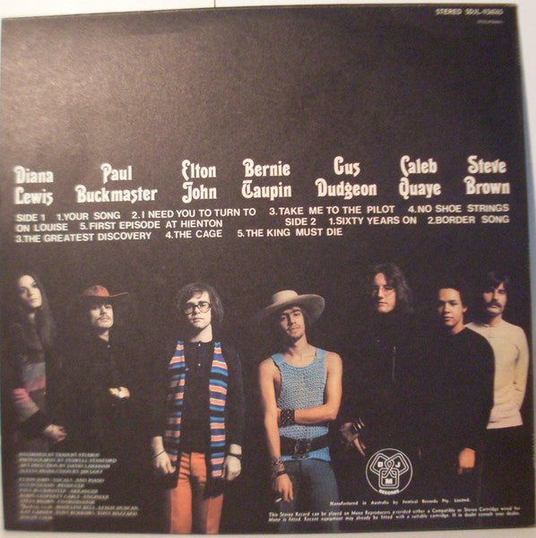 Elton John : Elton John (LP, Album)