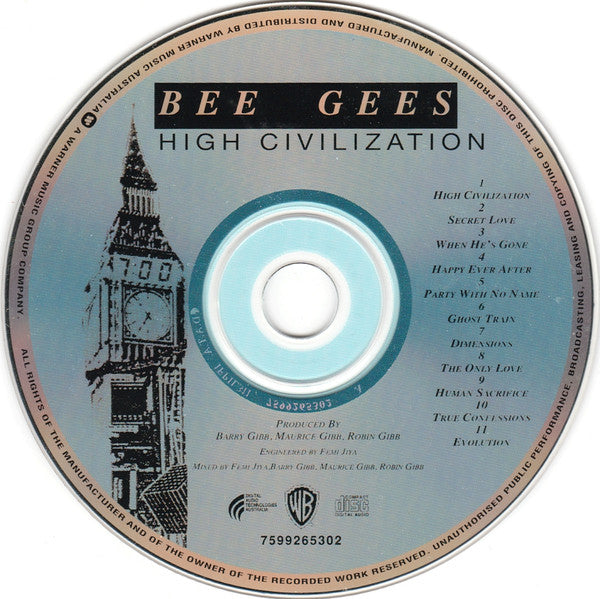 Bee Gees : High Civilization (CD, Album, RE)