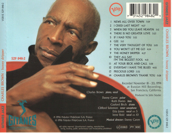 Charles Brown : Honey Dripper (CD, Album)