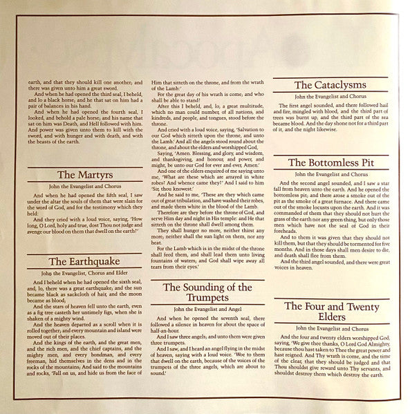 Sir Eugene Goossens, The Sydney Symphony Orchestra* Conducted By Myer Fredman : The Apocalypse (2xLP, Album, Gat)