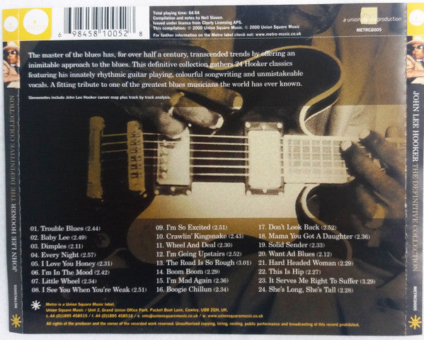 John Lee Hooker : The Definitive Collection (CD, Comp, RE, Del)