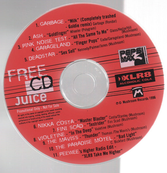 Various : Free CD Juice (CD, Promo, Smplr)