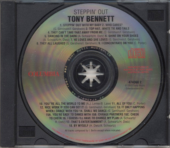 Tony Bennett : Steppin' Out (CD, Album)
