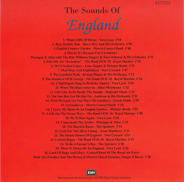 Various : The Sounds Of England (CD, Comp, Mono)