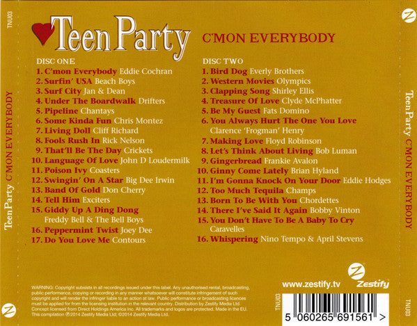 Various : C'Mon Everybody (2xCD, Comp)