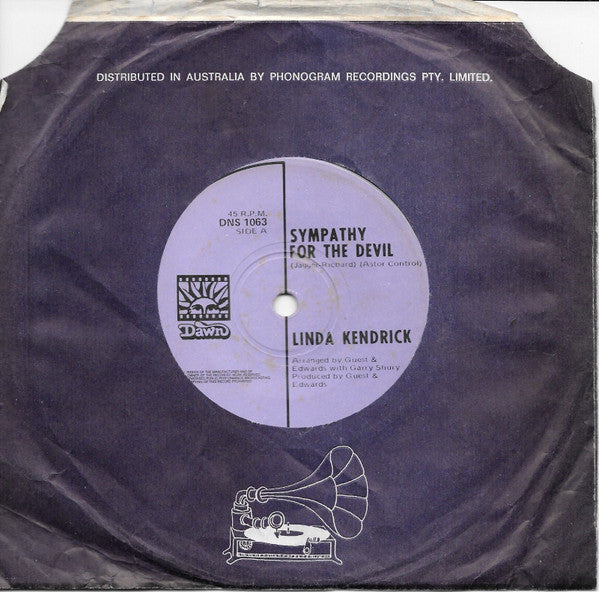 Linda Kendrick : Sympathy For The Devil (7", Single)